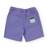 Goldie + Ace Wide Leg Apple Denim Shorts