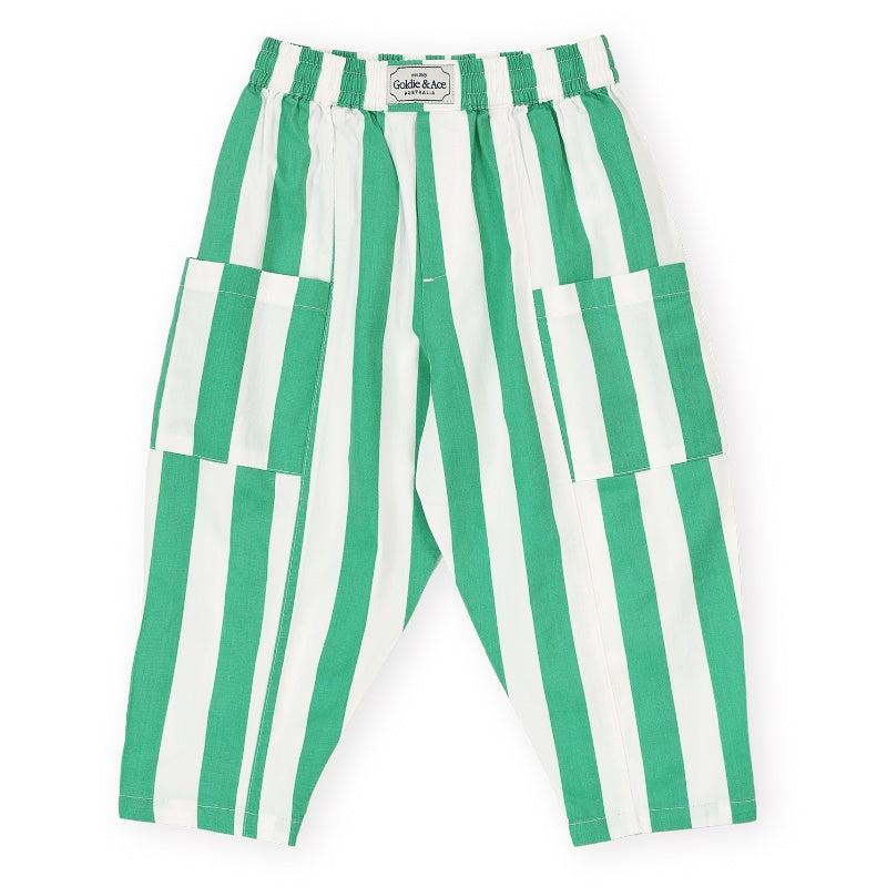Goldie + Ace Lightweight Kit Pocket Pant - Happy Stripe