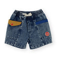 Goldie + Ace Colour Block Vintage Denim Shorts