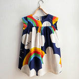 Shorties Rainbows and Clouds Vintage Fabric Dress