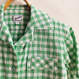 Shorties Disco Shirt Green Check