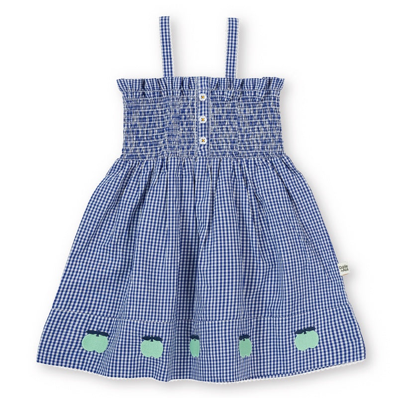 Goldie + Ace Shirred Gingham Apple Dress