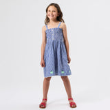 Goldie + Ace Shirred Gingham Apple Dress