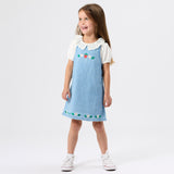 Goldie + Ace Pinafore Dress - Wild Strawberry