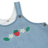 Goldie + Ace Pinafore Dress - Wild Strawberry