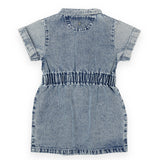 Goldie + Ace Denim Piper Dress - Pinstripe