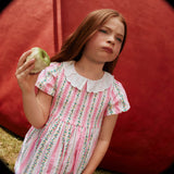 Goldie + Ace Flo Smocked Dress - Strawberry Antique Stripe