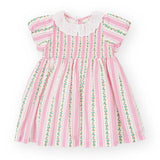 Goldie + Ace Flo Smocked Dress - Strawberry Antique Stripe