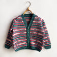Hand Knit Striped Grandpa Cardigans - No. 5E