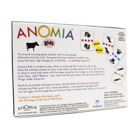 Anomia Kids Card Game