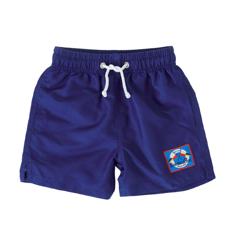 Goldie + Ace Board Shorts - Nautical Flag
