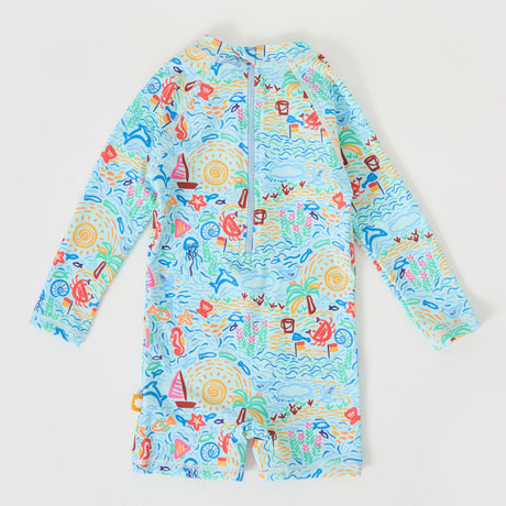 Goldie + Ace Short Leg Swimsuit - Summer Bay