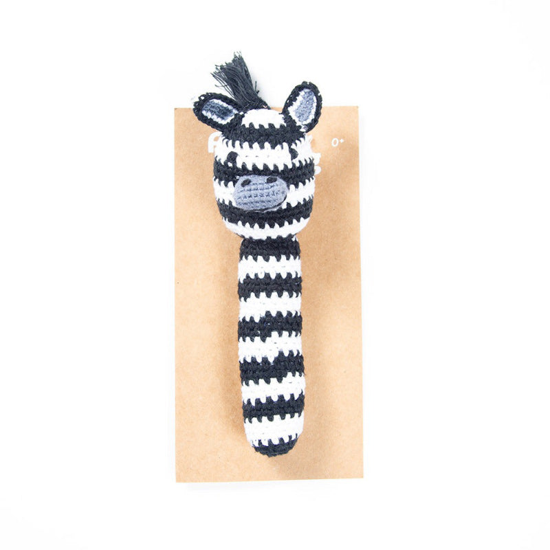 Crochet Rattle Ami - Zebra