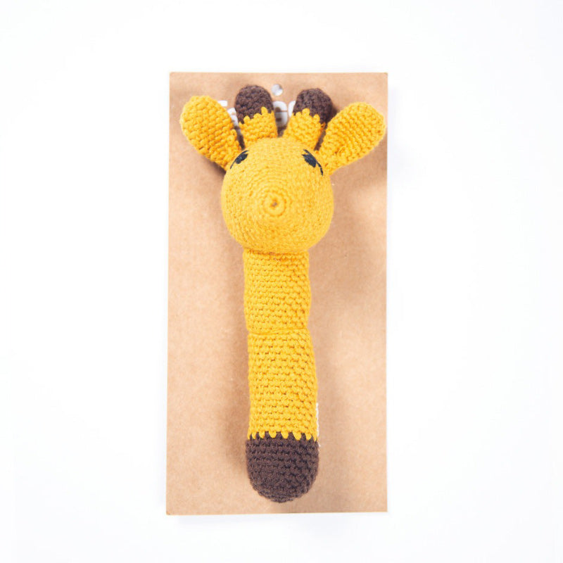 Crochet Rattle Ami - Giraffe