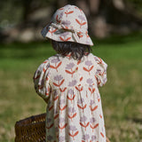 Nature Baby Albertine Dress Muslin - Fleurette
