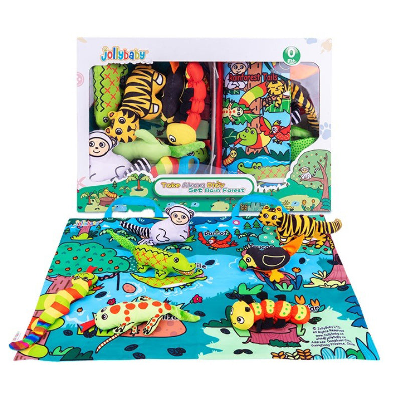 Educational Rainforest Tails Book/Playmat