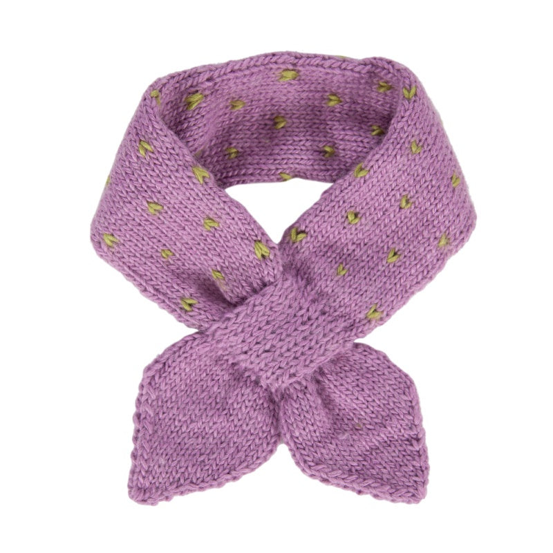 Acorn Cross Over Scarf - Grape