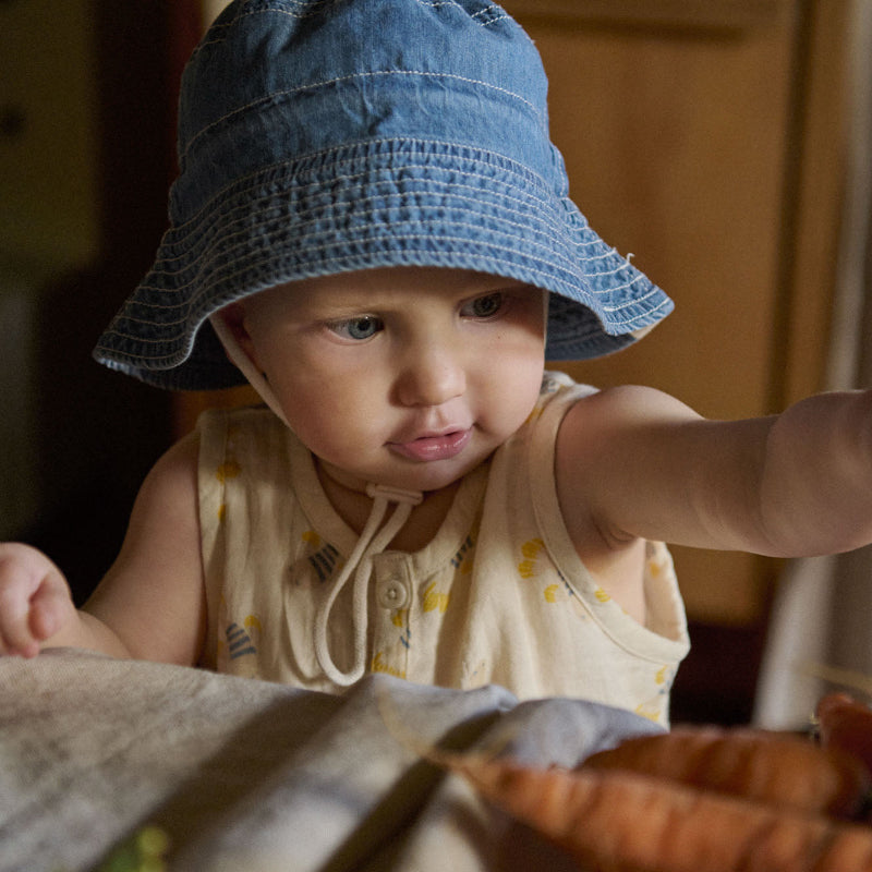 Nature Baby Bucket Sunhat - Sky Chambray