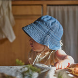 Nature Baby Bucket Sunhat - Sky Chambray