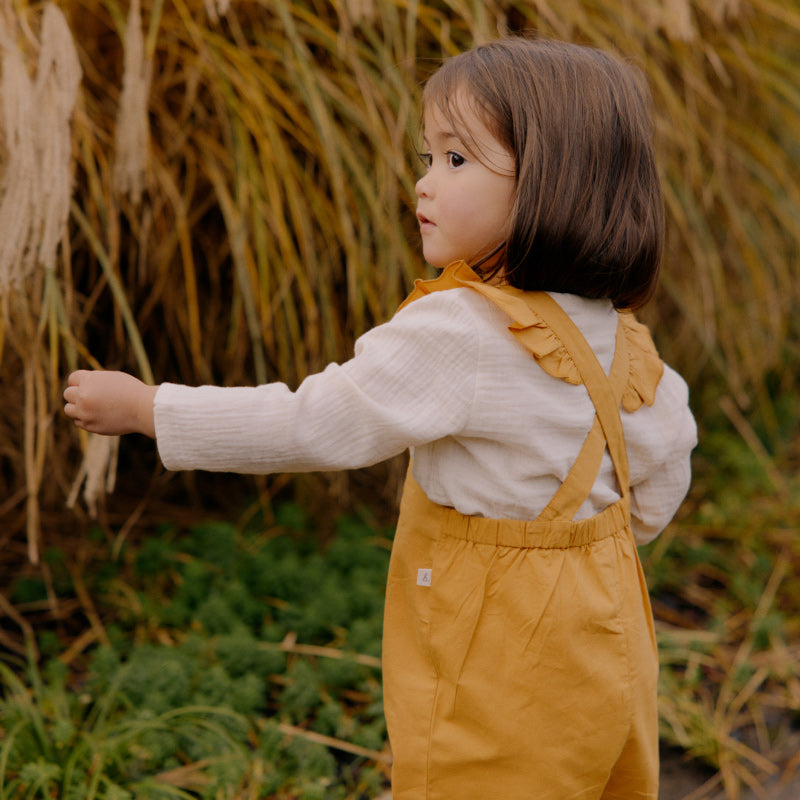 Nature Baby Orchard Overalls - Straw