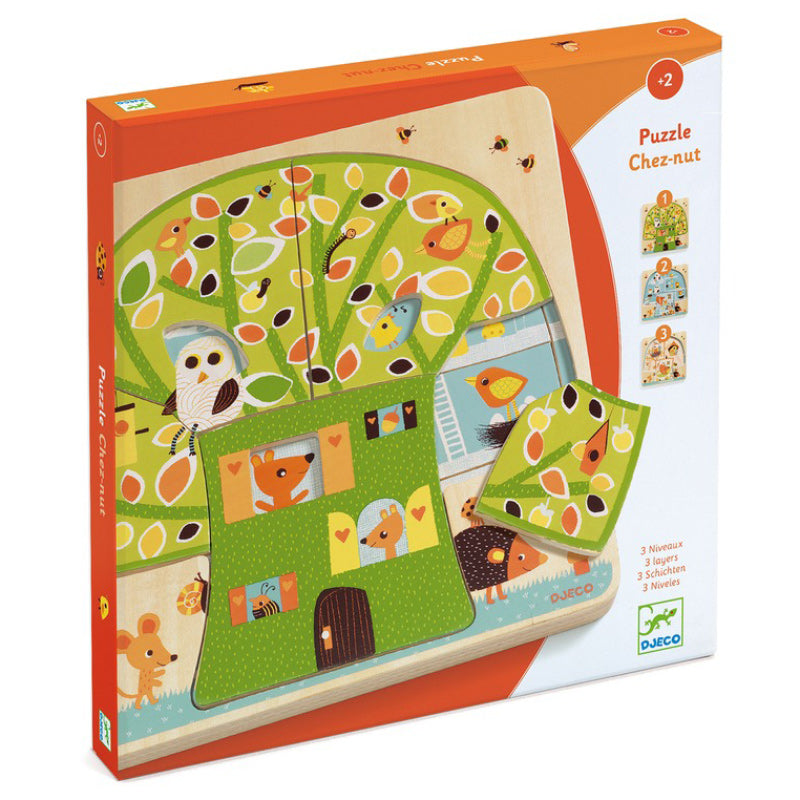 Djeco Tree House 3 Layer Puzzle