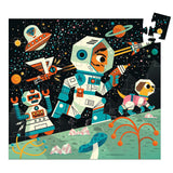 Djeco Silhouette Puzzle 54PC - Space Station