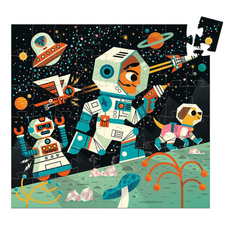 Djeco Silhouette Puzzle 54PC - Space Station