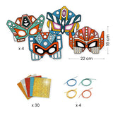 Do It Yourself - Super Robot Masks Metallic Stickers
