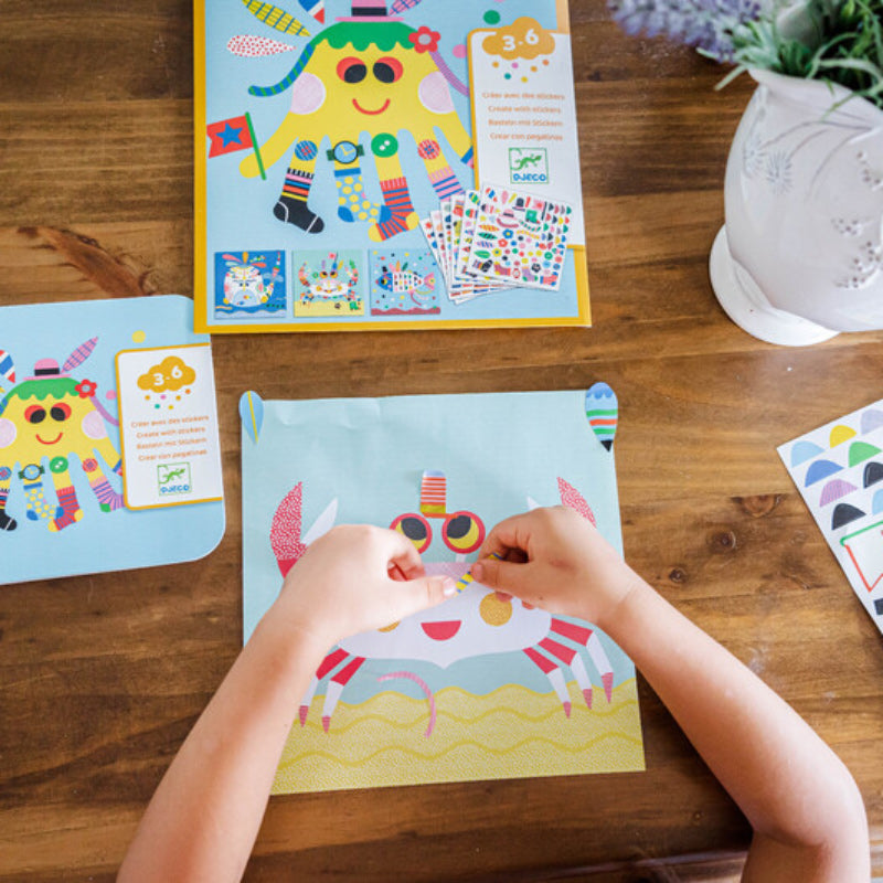 Djeco Stickers - Sea Creatures