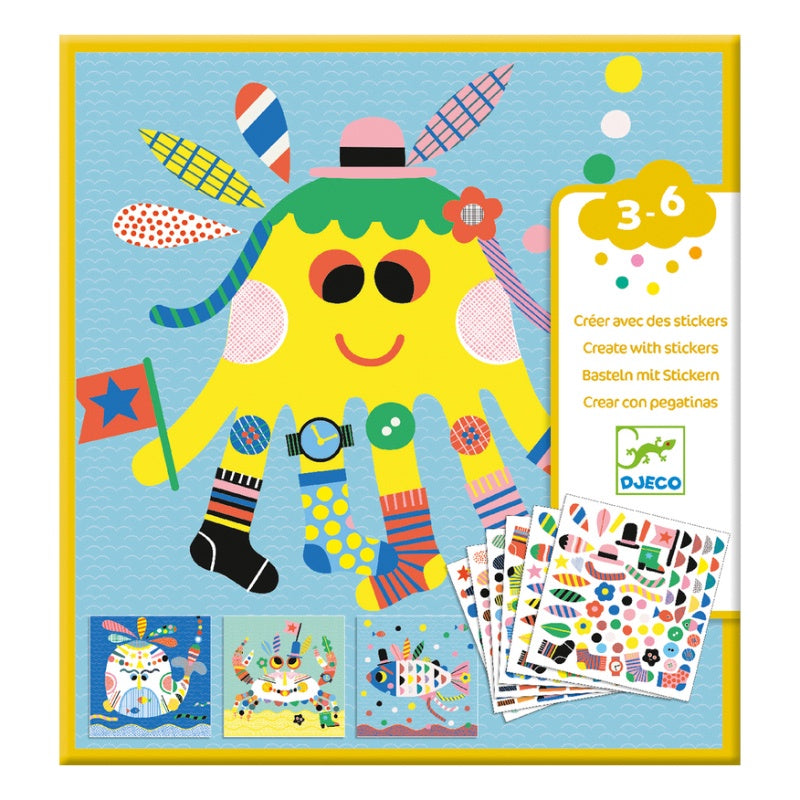 Djeco Stickers - Sea Creatures