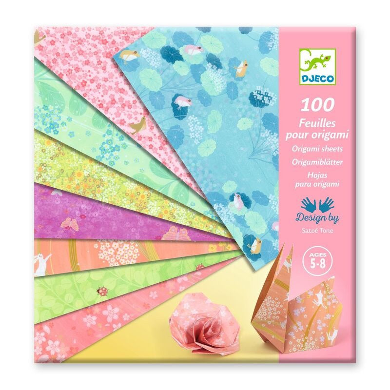Djeco Haru 100 Origami Sheets