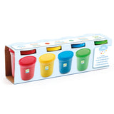 Djeco Bright Modelling Dough 4PK