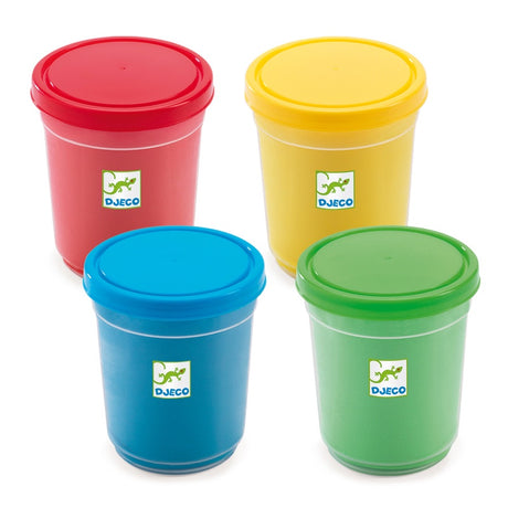 Djeco Bright Modelling Dough 4PK
