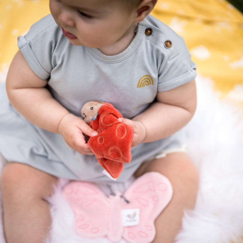 Ladybug Scrunchie Toy