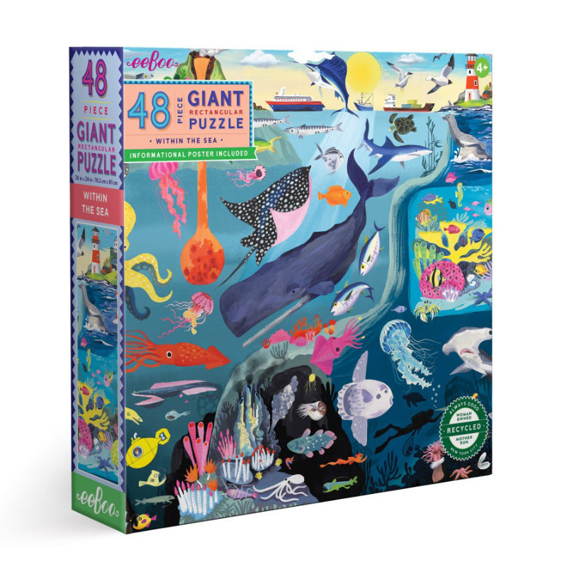 EeBoo 48 PC Puzzle – Within the Sea