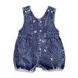Goldie + Ace Denim Romper - Nina Pastel Petals