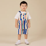 Goldie + Ace James Denim Overalls - 90's Bold Stripe