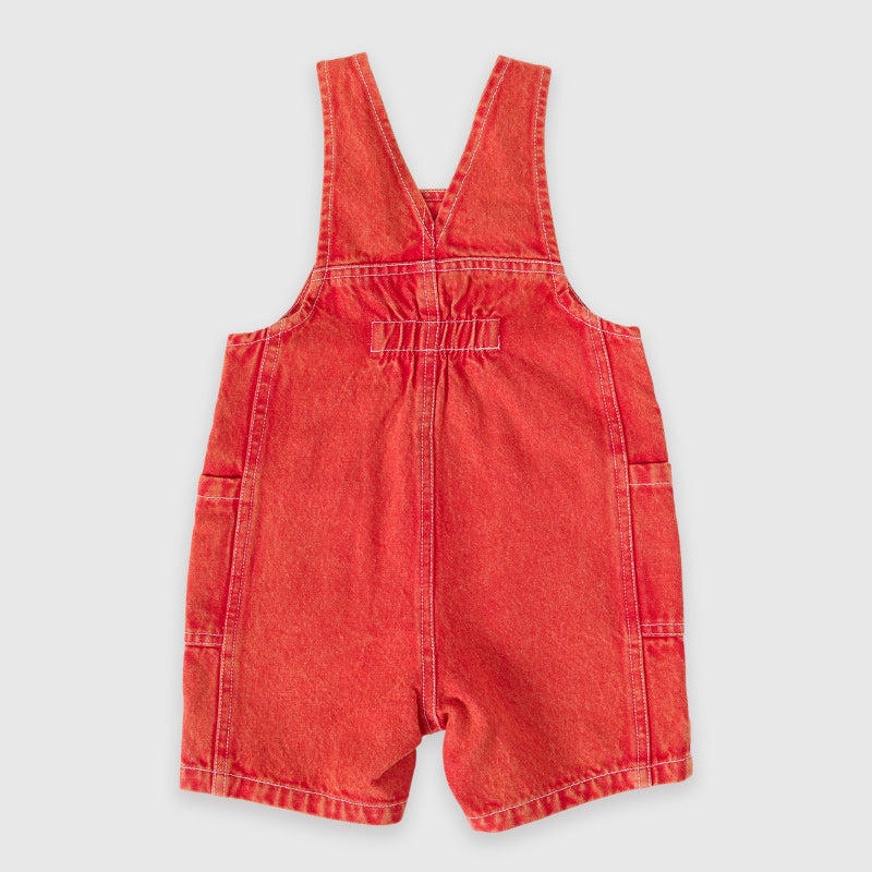 Goldie + Ace James Denim Overalls - Apple Red