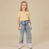 Goldie + Ace Nora Denim Pant - Pastel Pop