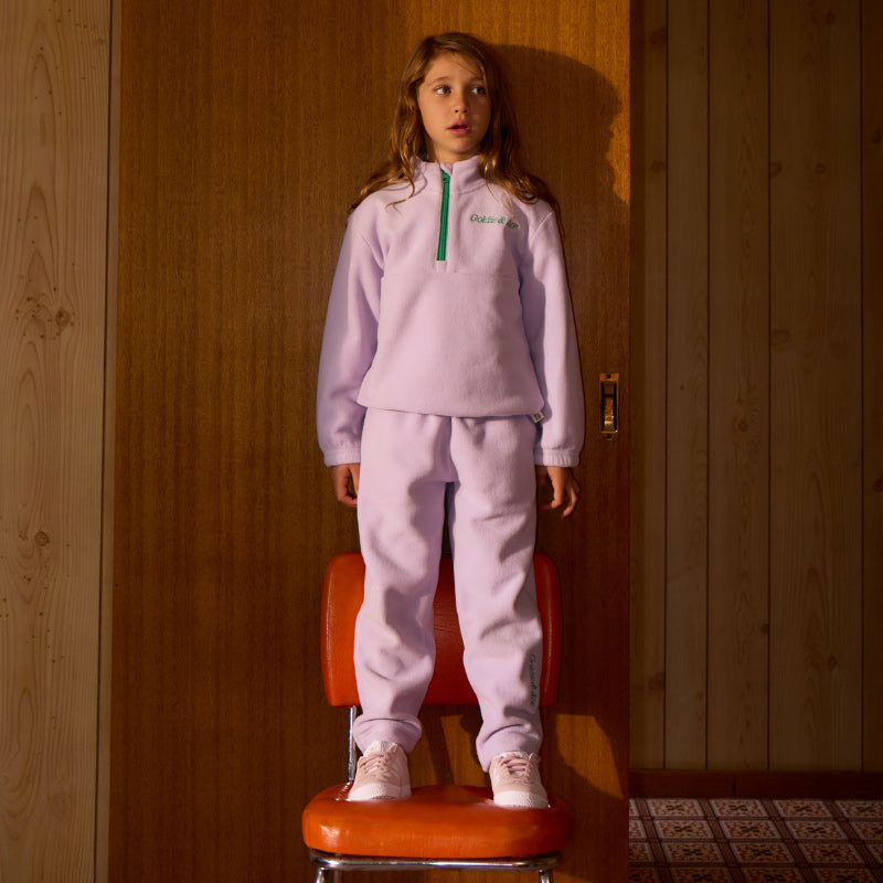 Goldie & Ace Bobbi Fleece Sweater - Lilac