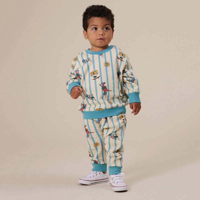 Goldie & Ace Relaxed Terry Sweater - Goldie Squad
