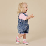 Goldie + Ace Denim Romper - Nina Pastel Petals