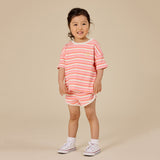 Goldie + Ace Shorts - Watermelon Stripe