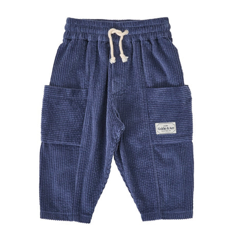 Goldie & Ace Kit Corduroy Pocket Pant - Navy