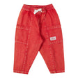 Goldie + Ace Kit Denim Pocket Pant - Apple Red