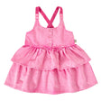 Goldie + Ace Denim Frill Pinafore Dress - Saskia