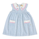 Goldie + Ace Lucy Collared Dress - Sailor Stripe