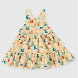Goldie + Ace Tully Tiered Pinafore Dress - Hopscotch