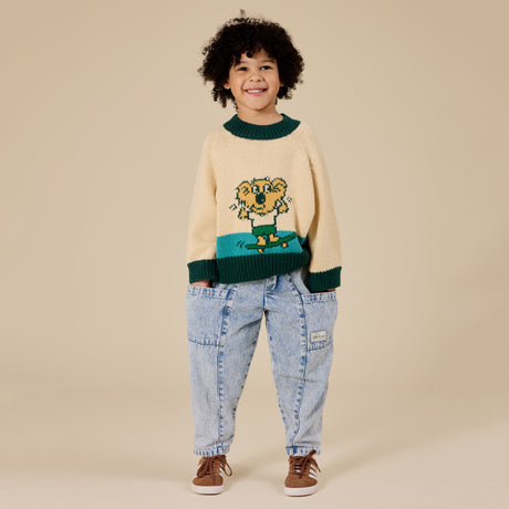 Goldie + Ace Kit Denim Pocket Pant - Light Denim