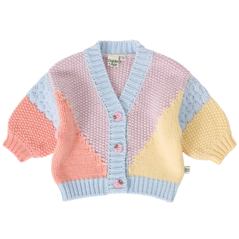 Goldie & Ace Colour Block Knit Cardigan